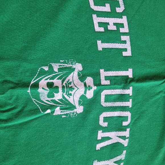 Get Lucky St. Patrick's Day Tee Shirt Green Large St. Patty Saint - Picture 5 of 5